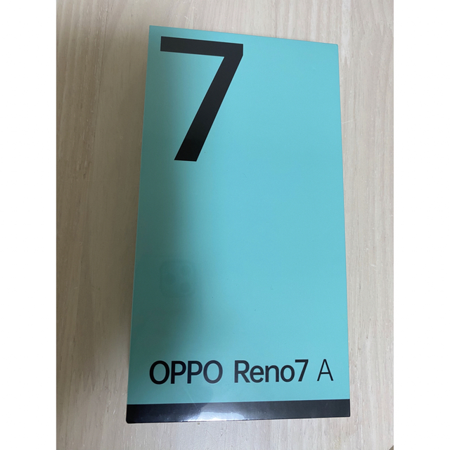 新品未開封　oppo reno7a ドリームブルー