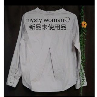 ミスティウーマン(mysty woman)の新品未使用品mysty womanバッグデザイン トップス(シャツ/ブラウス(長袖/七分))