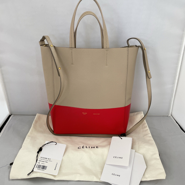 CELINE セリーヌ スモールカバ バイカラー-