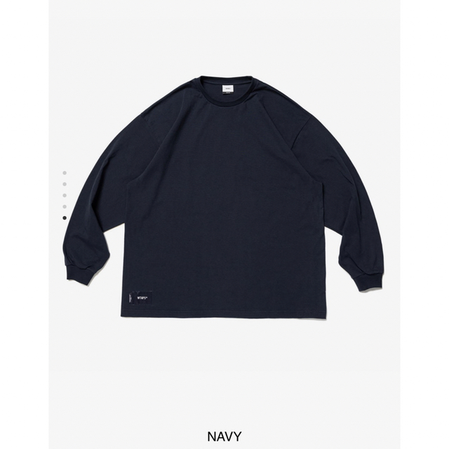 W)taps(ダブルタップス)のWTAPS PEAK OUT / LS / COTTON navy M メンズのトップス(Tシャツ/カットソー(七分/長袖))の商品写真