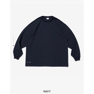 ダブルタップス(W)taps)のWTAPS PEAK OUT / LS / COTTON navy M(Tシャツ/カットソー(七分/長袖))