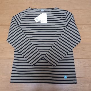 未使用☆ ORCIVAL バスク長袖カットソー 黒×白