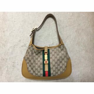 グッチ(Gucci)の正規品　グッチ　CG柄　シェリー　ライン　ジャッキー　ショルダー　バッグ　レア物(ハンドバッグ)