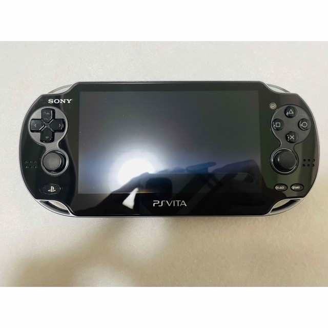 PlayStation Vita(プレイステーションヴィータ)のPS Vita PCH-1000 ZA01 クリスタルブラック 動作良好 エンタメ/ホビーのゲームソフト/ゲーム機本体(家庭用ゲーム機本体)の商品写真