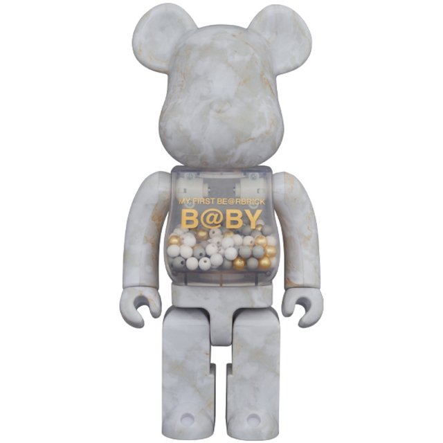 BE@RBRICK(ベアブリック)のMY FIRST BE@RBRICK B@BY MARBLE(大理石) Ver. エンタメ/ホビーのフィギュア(その他)の商品写真