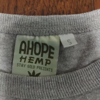 ゴーヘンプ(GO HEMP)のA HOPE HEMP GO HEMP phatee ロンT　S(Tシャツ/カットソー(七分/長袖))