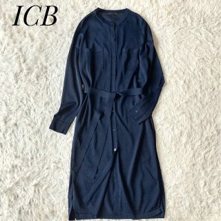 アイシービー(ICB)の【ICB】クルーネックロングカーディガン ネイビー S 春夏 ワンピース(カーディガン)