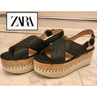 ザラ(ZARA)の【るる様専用】ZARA / 厚底サンダル size:37(サンダル)