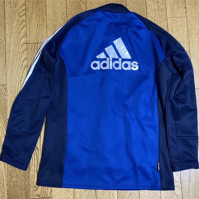 adidas(アディダス)のadidas ジャージ上　ネイビー紺　160 スポーツ/アウトドアのサッカー/フットサル(ウェア)の商品写真