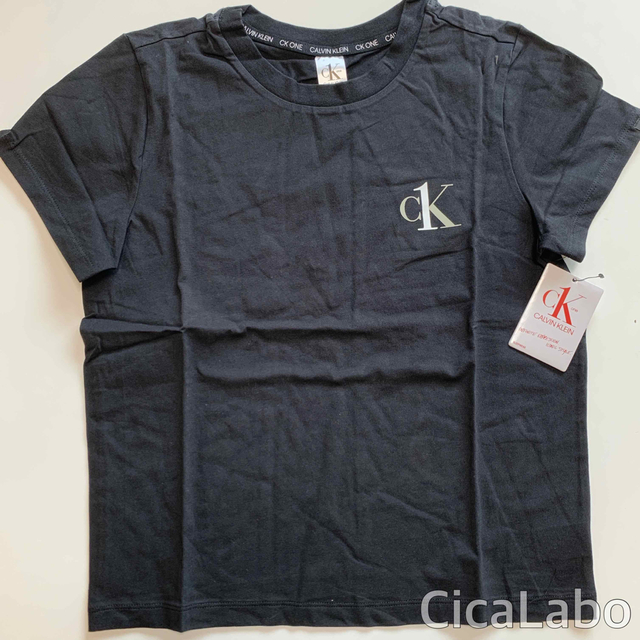 【新品】カルバンクラインCalvin Klein Tシャツ　黒　M ロゴ　CK