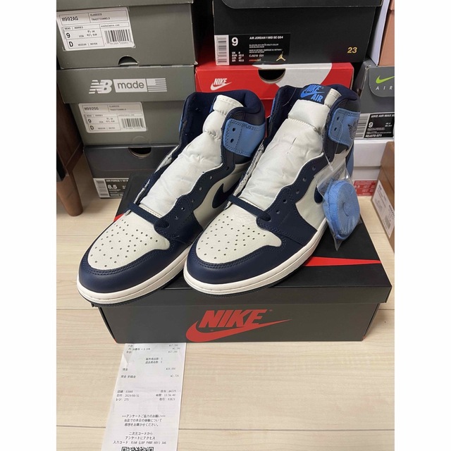 AIR JORDAN 1 OBSIDIAN 27.5cm