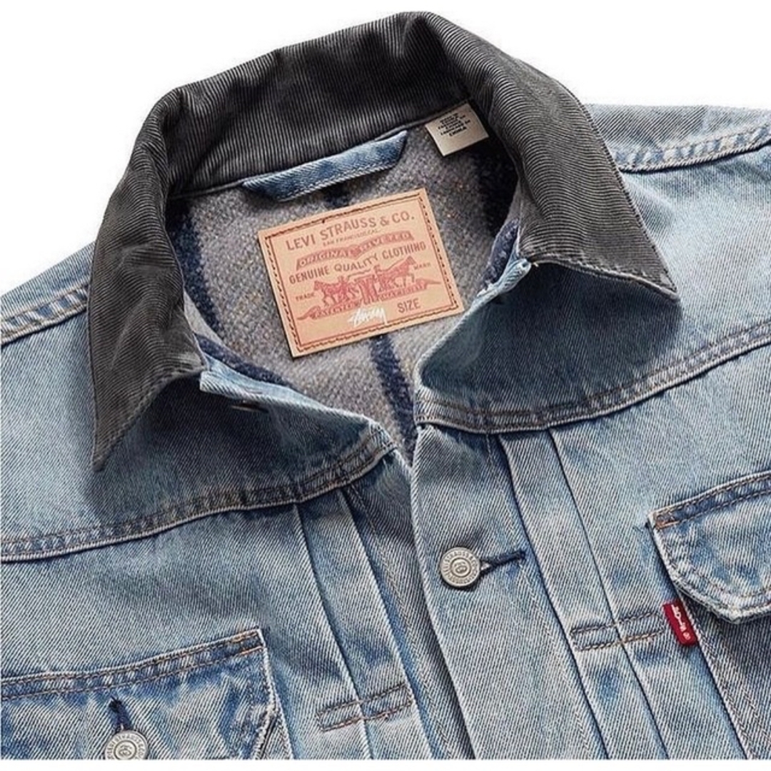 Levi's - STÜSSY & LEVI'S EMBOSSED TRUCKER JACKETの通販 by Levi's - STÜSSY & LEVI'S EMBOSSED TRUCKER JACKETの通販 by
