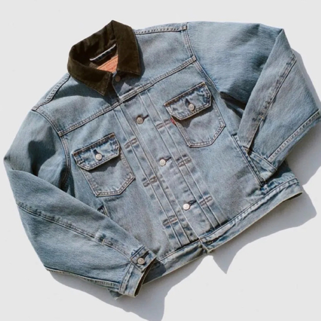 Levi's - STÜSSY & LEVI'S EMBOSSED TRUCKER JACKETの通販 by Levi's - STÜSSY & LEVI'S EMBOSSED TRUCKER JACKETの通販 by