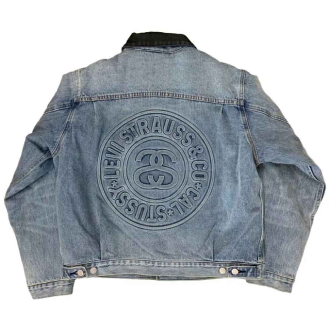 Levi's - STÜSSY & LEVI'S EMBOSSED TRUCKER JACKETの通販 by Levi's - STÜSSY & LEVI'S EMBOSSED TRUCKER JACKETの通販 by