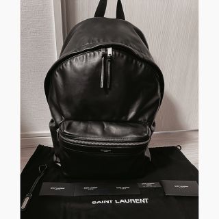 Saint Laurent - サンローランパリ バックパック CITY マットブラック ...