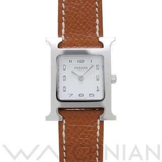 Hermes - 中古 エルメス HERMES HH1.210 ホワイト レディース 腕時計