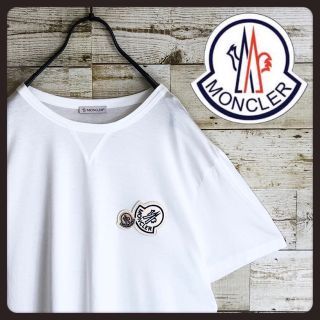 MONCLER モンクレール tシャツ ダブル刺繍 ロゴ入り 美品