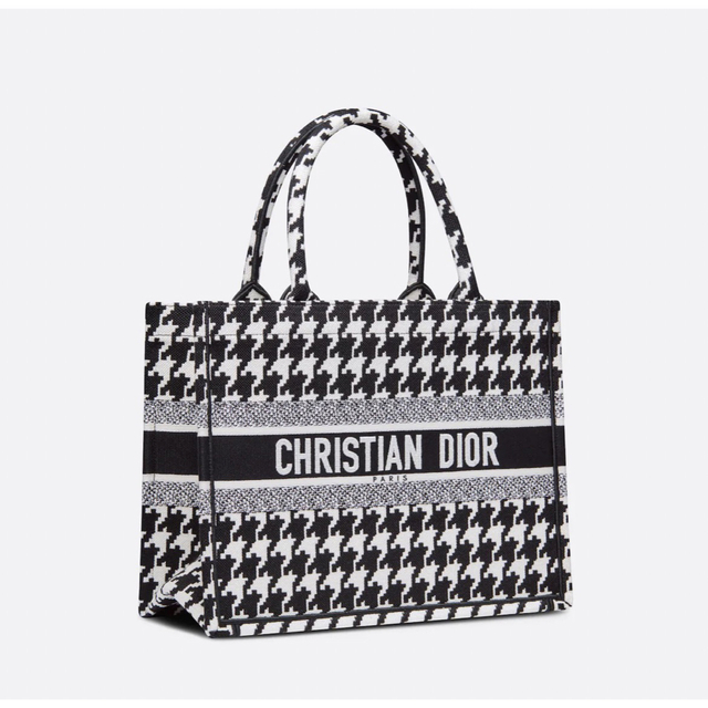 新品 定価44.5万円 DIOR BOOK TOTE ミディアムバッグ 千鳥柄