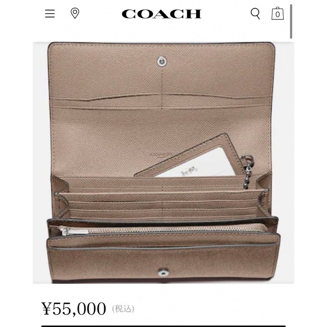 COACH(コーチ)のCOACHの長財布 レディースのファッション小物(財布)の商品写真