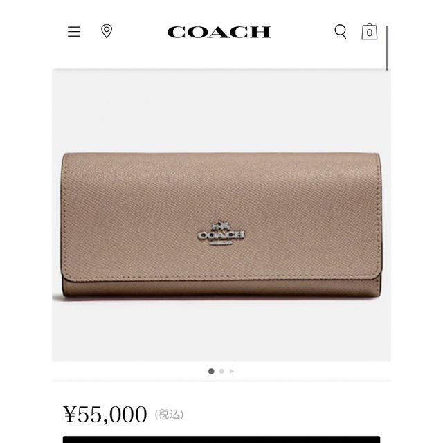 COACH(コーチ)のCOACHの長財布 レディースのファッション小物(財布)の商品写真