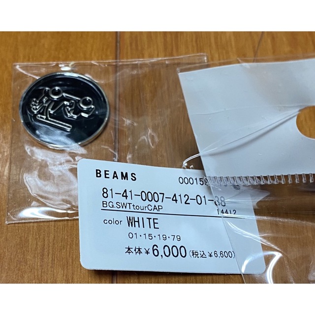 BEAMS(ビームス)のビームスゴルフ　キャップ　新品未使用品 メンズの帽子(キャップ)の商品写真