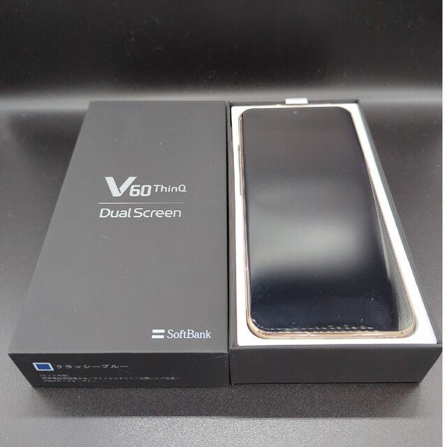 新品未使用 LG V60 ThinQ 5G A001LG クラッシーブルー 新品未使用 LG V60 ThinQ 5G A001LG クラッシーブルー