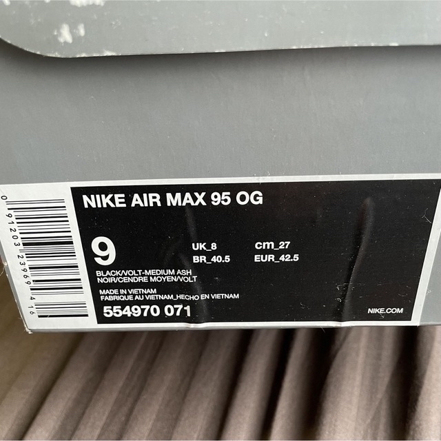 NIKE(ナイキ)のNIKE AIR MAX 95 OG イエローグラデ メンズの靴/シューズ(スニーカー)の商品写真