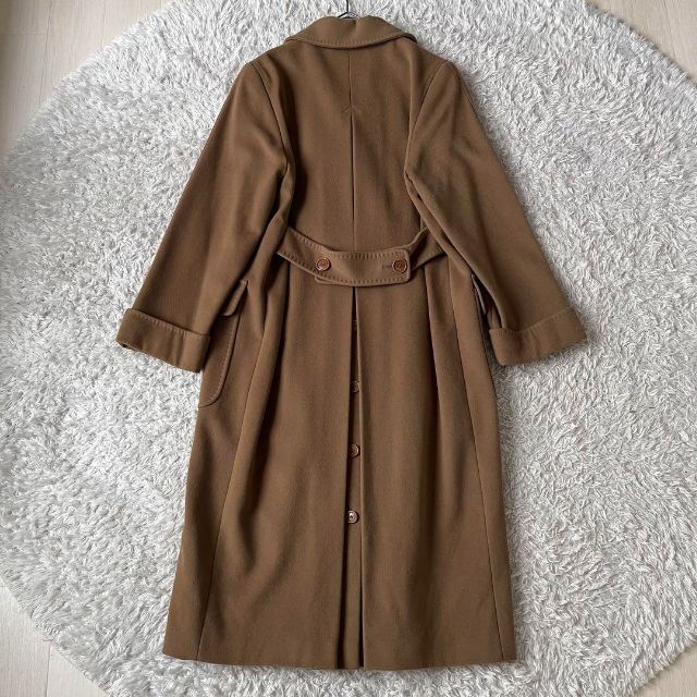 Max Mara(マックスマーラ)の【最高級白タグ】マックスマーラ ダブルロングチェスターコート カシミヤ ステッチ レディースのジャケット/アウター(ロングコート)の商品写真