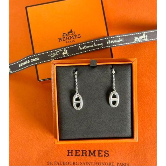 HERMES エルメス ファランドール ピアス シェーヌダンクル