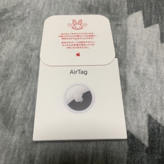 アップル(Apple)のAirTag 新品 うさぎ 初売り限定品(その他)