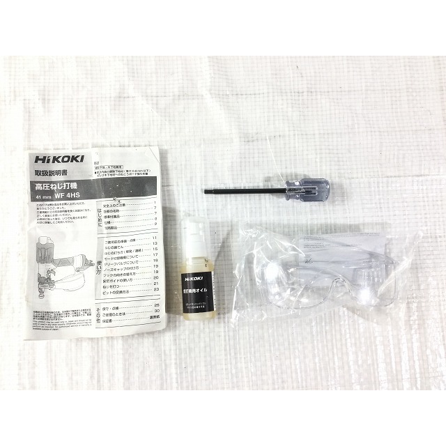 日立 - ☆中古品☆HiKOKI ハイコーキ 41mm 高圧ねじ打ち機 WF4HS 日立 - ☆中古品☆HiKOKI ハイコーキ 41mm 高圧ねじ打ち機 WF4HS