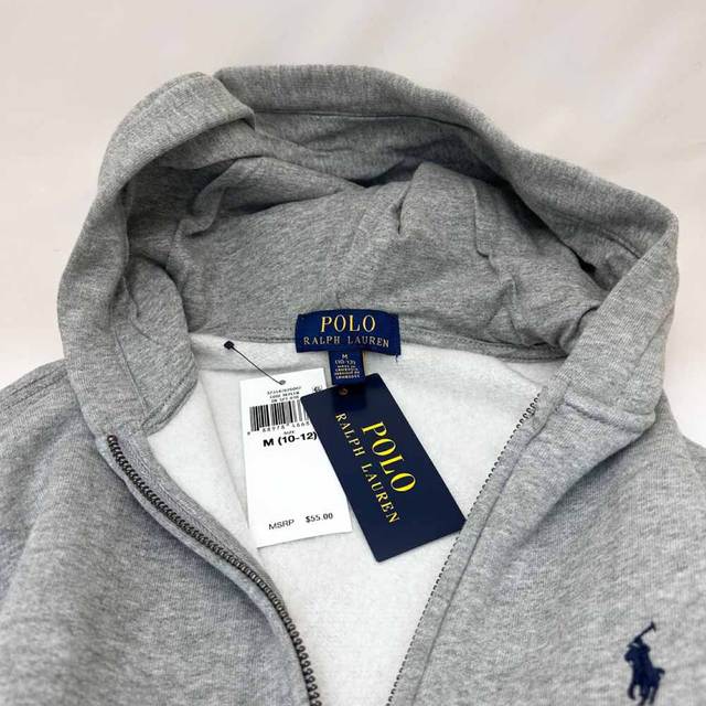 POLO RALPH LAUREN   新品 ポロラルフローレン パーカー グレー