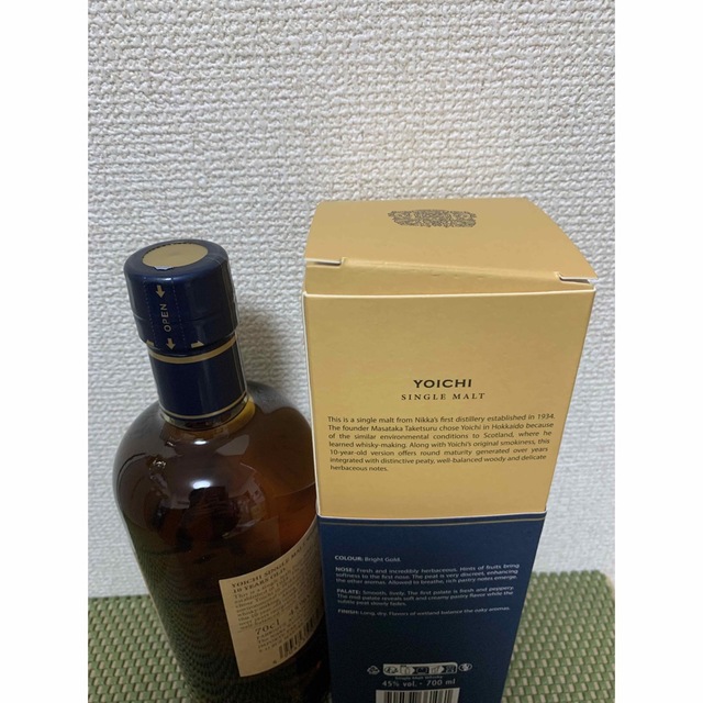 貴重な化粧箱付き Nikka シングルモルト 余市 10年 45% 700ml | testes