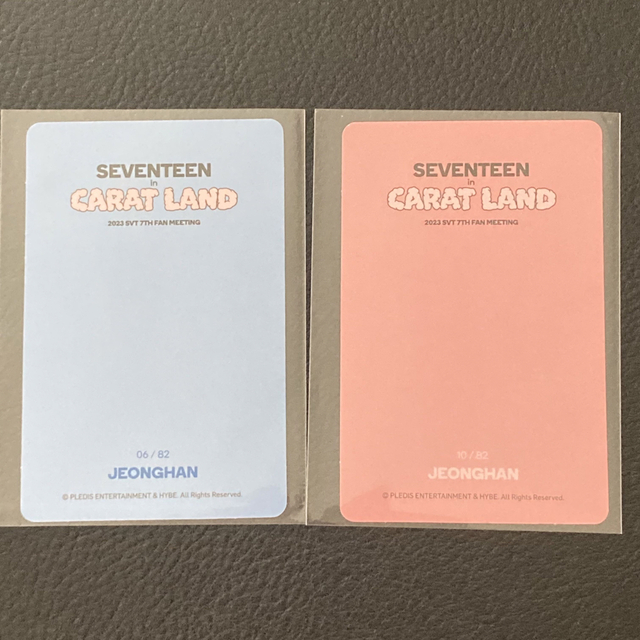 SEVENTEEN(セブンティーン)のSEVENTEEN ジョンハン CARAT LAND ケレン トレカ エンタメ/ホビーのタレントグッズ(アイドルグッズ)の商品写真