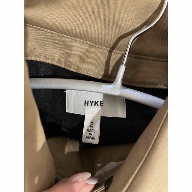 HYKE(ハイク)のHYKE  BIG+LONG トレンチコート　ハイク レディースのジャケット/アウター(トレンチコート)の商品写真