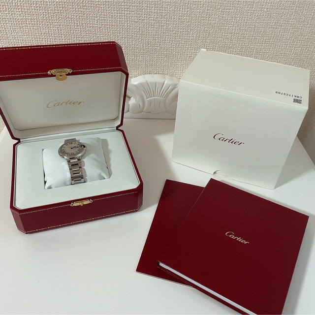 Cartier(カルティエ)の【専用】カルティエ バロンブルー 自動巻き 【チビスケ様】 レディースのファッション小物(腕時計)の商品写真