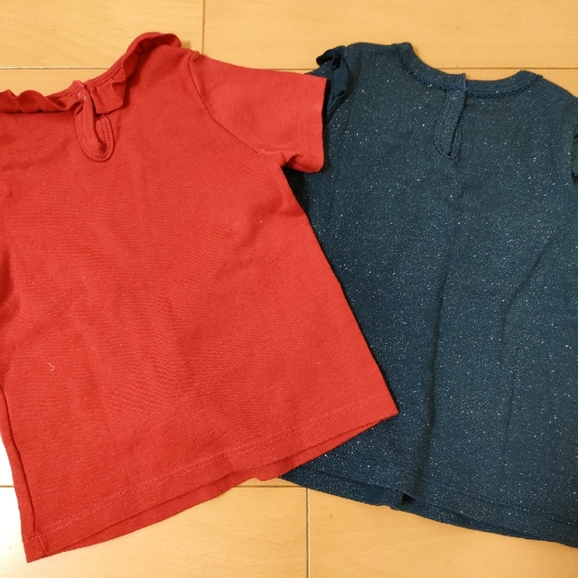 PETIT BATEAU(プチバトー)のプチバトー　半袖カットソー　2枚セット キッズ/ベビー/マタニティのベビー服(~85cm)(Ｔシャツ)の商品写真