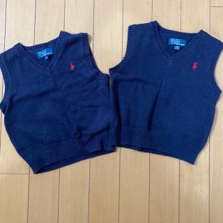 ポロラルフローレン(POLO RALPH LAUREN)のラルフローレン　ベスト　80 2枚セット　【中古】(その他)