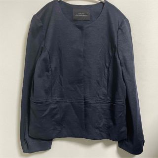 ユナイテッドアローズグリーンレーベルリラクシング(UNITED ARROWS green label relaxing)のグリーンレーベルリラクシング　ネイビー　ノーカラージャケット(ノーカラージャケット)