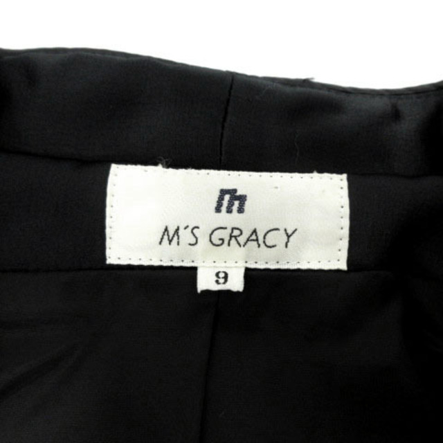 M'S GRACY スーツ フォーマル ワンピーススーツ ベロア 黒 9 8