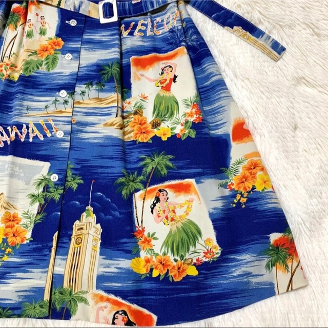 新品タグ付】Ralph Lauren 超希少 ハワイ柄 ワンピース 特価ブランド