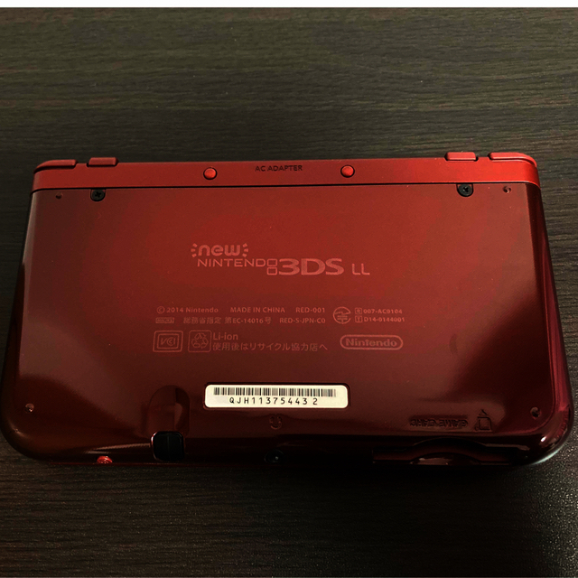 ニンテンドー3DS(ニンテンドー3DS)の3dsll【美品】ニンテンドー 3DS LL ワインレッド 赤 任天堂 エンタメ/ホビーのゲームソフト/ゲーム機本体(家庭用ゲーム機本体)の商品写真