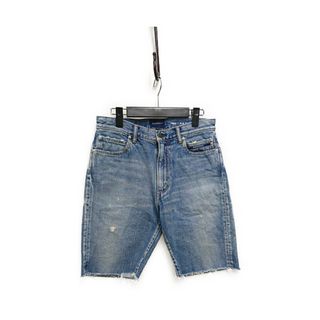 ディセンダント(DESCENDANT)のDESCENDANT ディセンダント×Ron Herman ロンハーマン Cutoff Denim Shorts 加工 デニム ショートパンツ インディゴ サイズ1 正規品/27669(ショートパンツ)