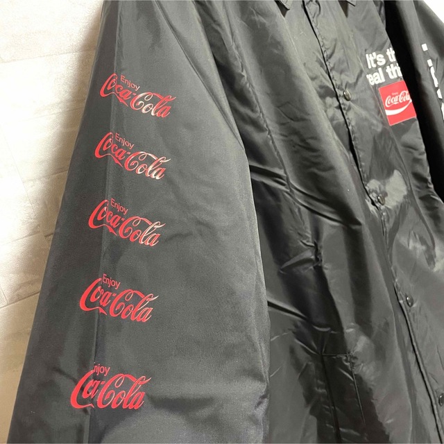 【Coca–Cola】コカコーラ企業　裏トリコットナイロンジャケット　ブルゾン
