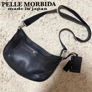 フローラル 【極美品】ペッレモルビダ ショルダーバッグ ブラック