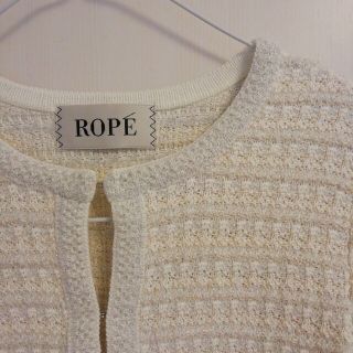 ROPE' - ROPE ロペ ツィードジャケット カーディガン ホワイトの通販 ...