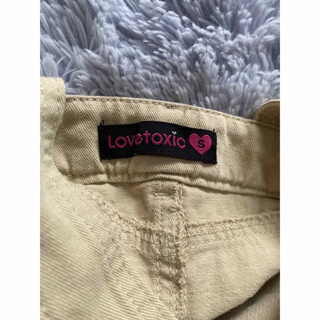 lovetoxic(ラブトキシック)のLovetoxic ジャンパースカートSサイズ キッズ/ベビー/マタニティのキッズ服女の子用(90cm~)(ワンピース)の商品写真