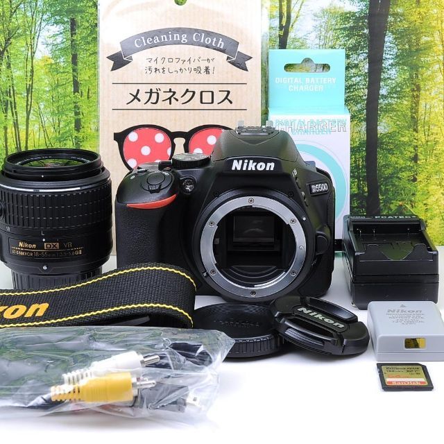 Nikon - Nikon D5500☆スマホ転送OK&即日発送☆超高性能一眼レフ