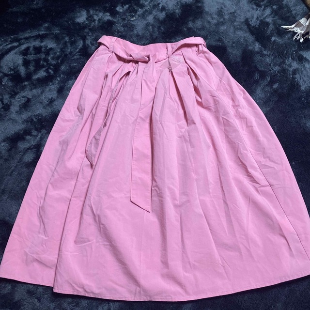 AfternoonTea(アフタヌーンティー)の未使用　アフタヌーンティー　ピンク　リボン　スカート レディースのスカート(ロングスカート)の商品写真