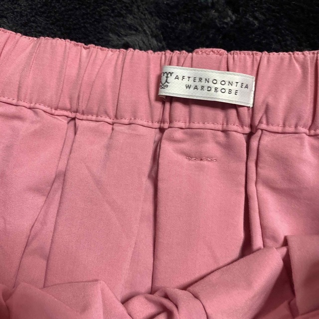 AfternoonTea(アフタヌーンティー)の未使用　アフタヌーンティー　ピンク　リボン　スカート レディースのスカート(ロングスカート)の商品写真